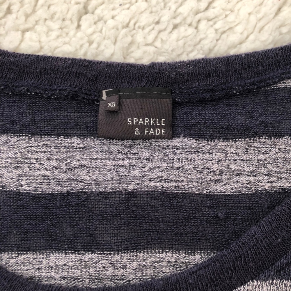 Urban Outfitters Vintage Short Sleeve Striped Top - Picture 3 of 7